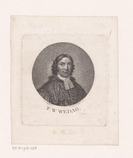 Portrait of Friedrich Wilhelm Wedag