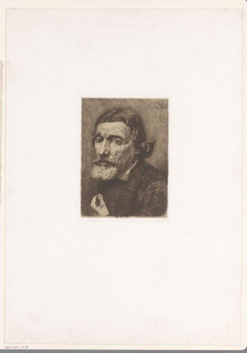 Head of a man with a beard