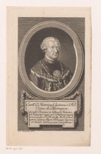 Portrait of Heinrich Kajetan von Blümegen