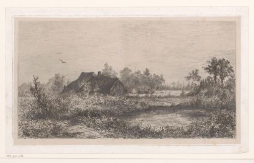 Farmhouse by a Pond