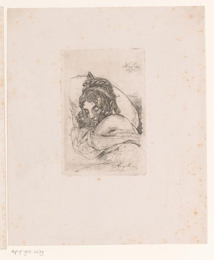 Sleeping young woman