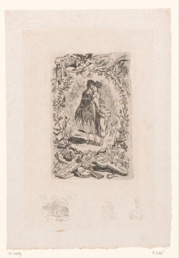 Two women kissing each other