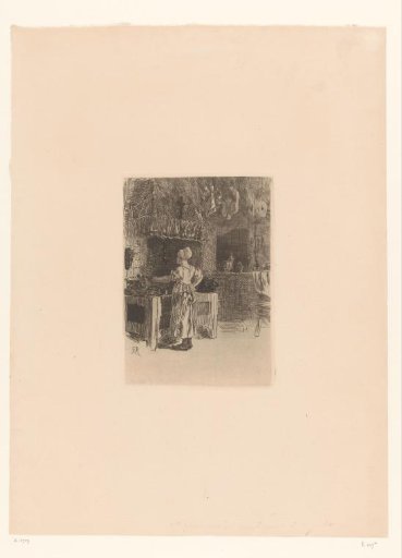 Kitchen of an inn in Anseremme