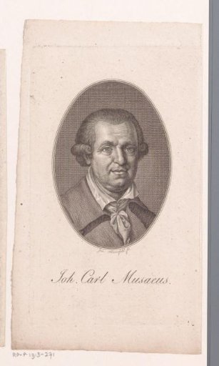 Portrait of Johann Carl August Musäus