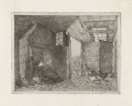 Barn with Chickens
