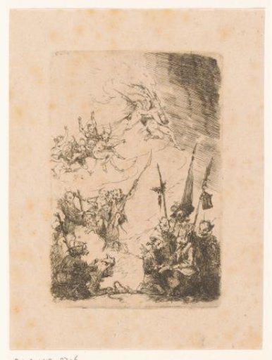 Demons try to tempt Saint Anthony