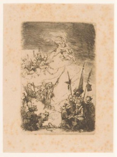 Demons try to tempt Saint Anthony