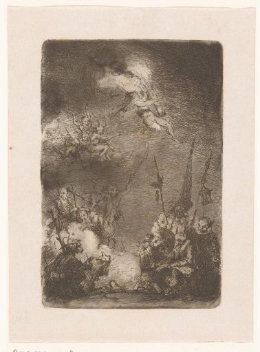Demons try to tempt Saint Anthony