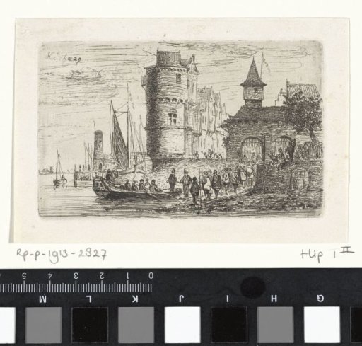 Reception of passengers on a ship