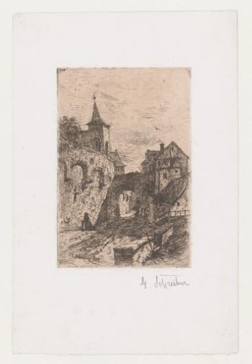Gate of a village or town