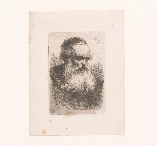 Bearded Old Man with a Solideo on His Head