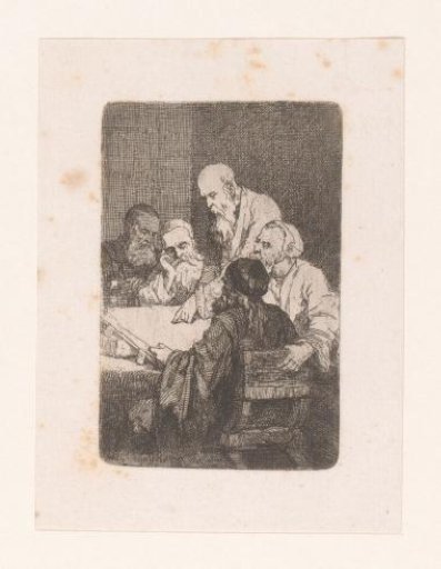 Five Scholars with a Book