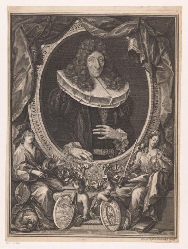 Portrait of Stephan Jacob Silberrad in an Allegorical Frame