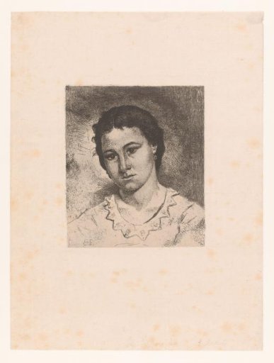 Portrait of an unknown young woman