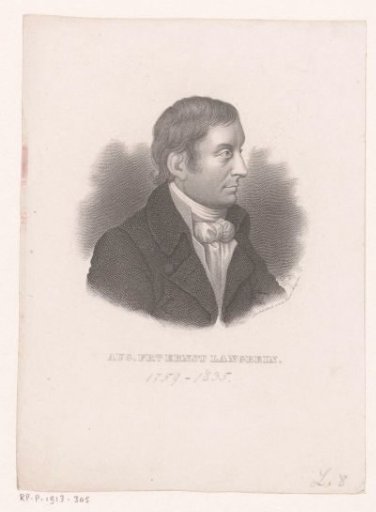 Portrait of August Friedrich Ernst Langbein