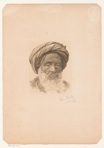 Portrait of an Unknown Man with Beard and Turban
