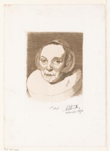 Bust of an Unknown Dutch Woman with Ruff Collar