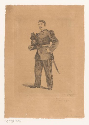 Fireman with Helmet in Hand