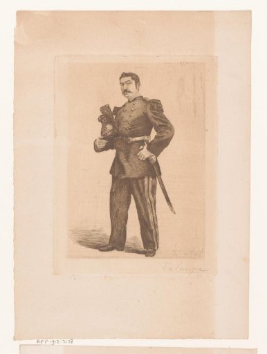 Fireman with Helmet in Hand