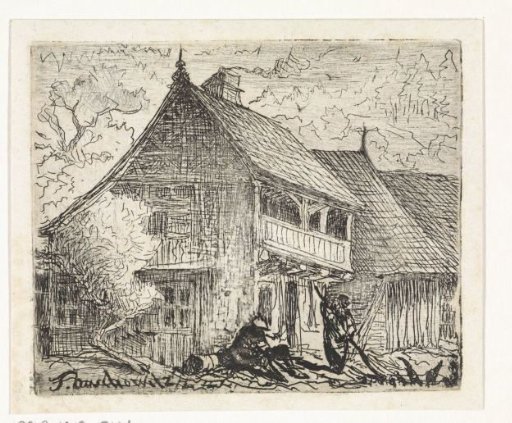 Cottage at Auschowitz in Bohemia