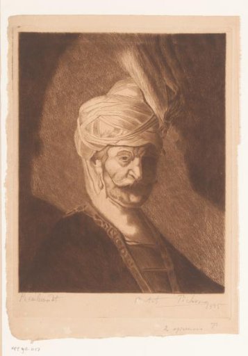 Head of an Unknown Man with Turban
