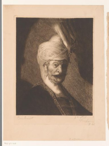 Head of an Unknown Man with Turban