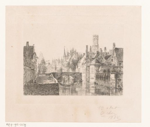 Canal and the Vrije in Bruges