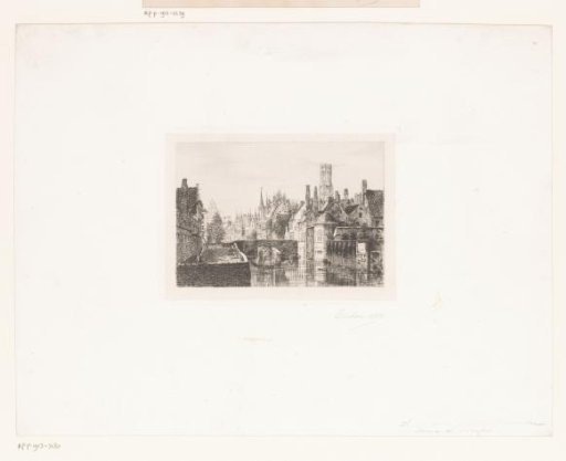 Canal and the Vrije in Bruges