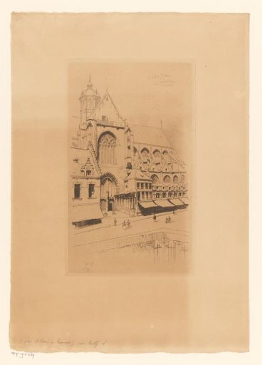 View of St. Peter's Church in Leuven
