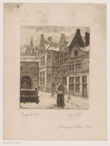 Street view in Antwerp