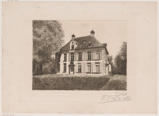 View of a Country Estate, Possibly at Mortsel