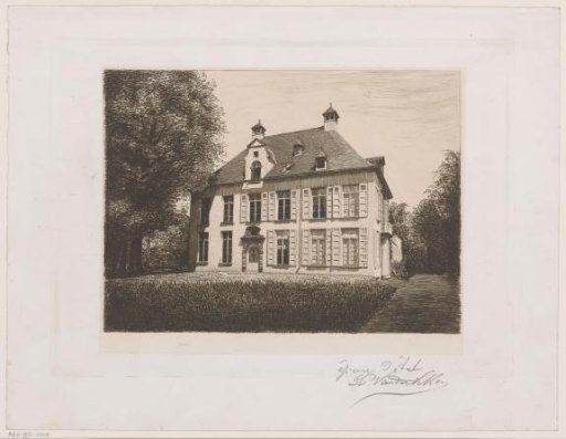 View of a Country Estate, Possibly at Mortsel