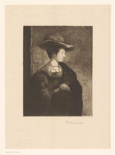Portrait of Saskia van Uylenburgh