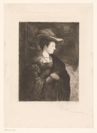Portrait of Saskia van Uylenburgh