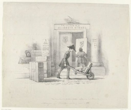 Satirical Print on the Exhibition of Living Masters in The Hague, 1839