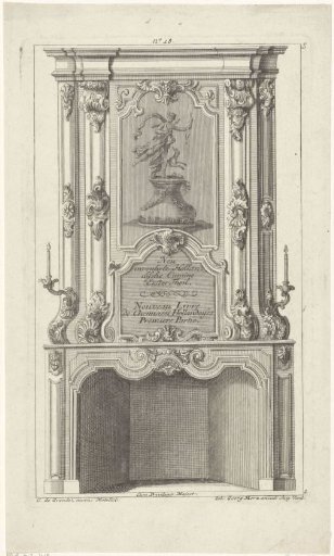 Design for a Fireplace with Diana as the Goddess of the Hunt