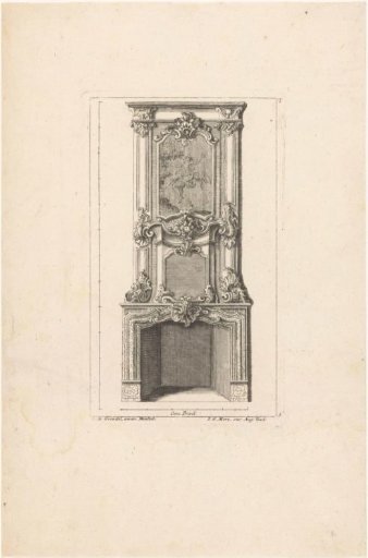Chimneypiece with a representation of Boreas abducting Oreithyia