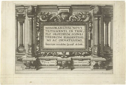 Memorabilia of the New Testament, thirteen most elegant and ornate images of events in the temple