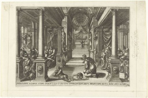 The Pharisee and the Publican in the temple