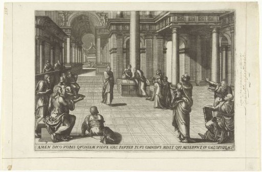 The coins of the poor widow