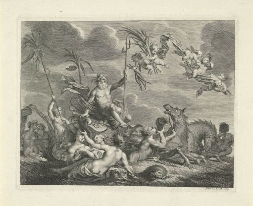 Neptune Subdues the Flood