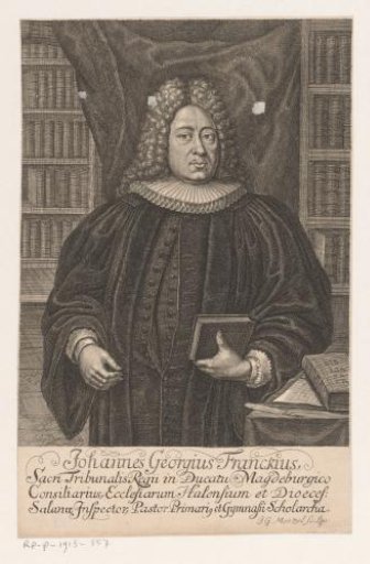 Portrait of Johannes Georgius Franckius
