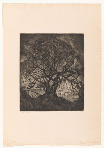 Tree with bare branches