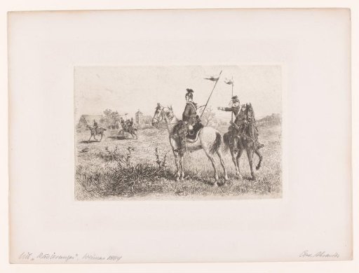 Five Uhlans at Eggersdorf