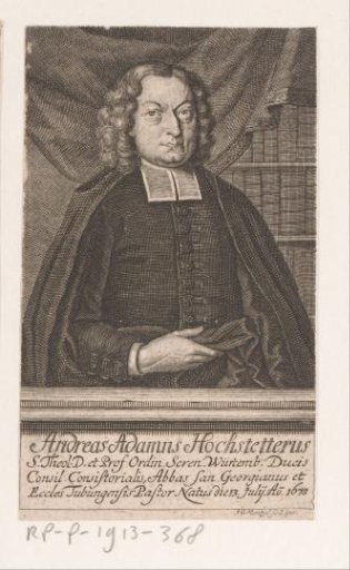 Portrait of Andreas Adam Hochstetter