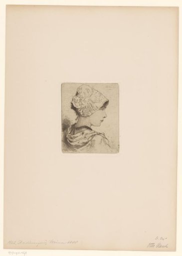 Head of a young woman