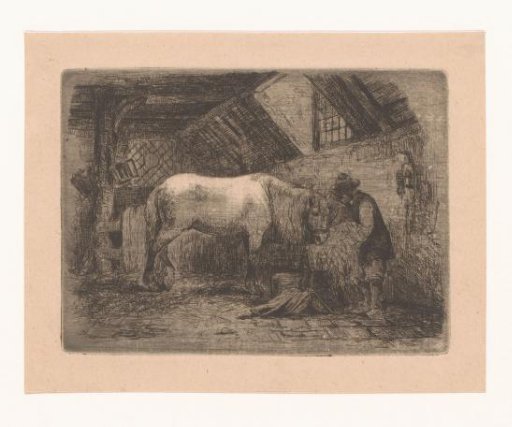 Horse in a Stable