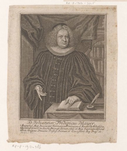 Portrait of Johann Friedrich Mayer