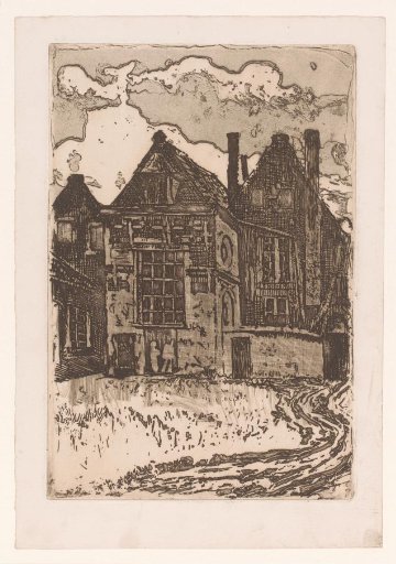 View of the studio of Charles Verlat