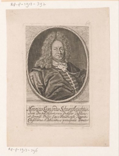 Portrait of Heinrich Leonhard Schurtzfleisch